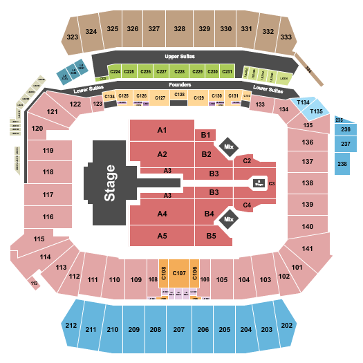 Snapdragon Stadium Shakira Seating Chart